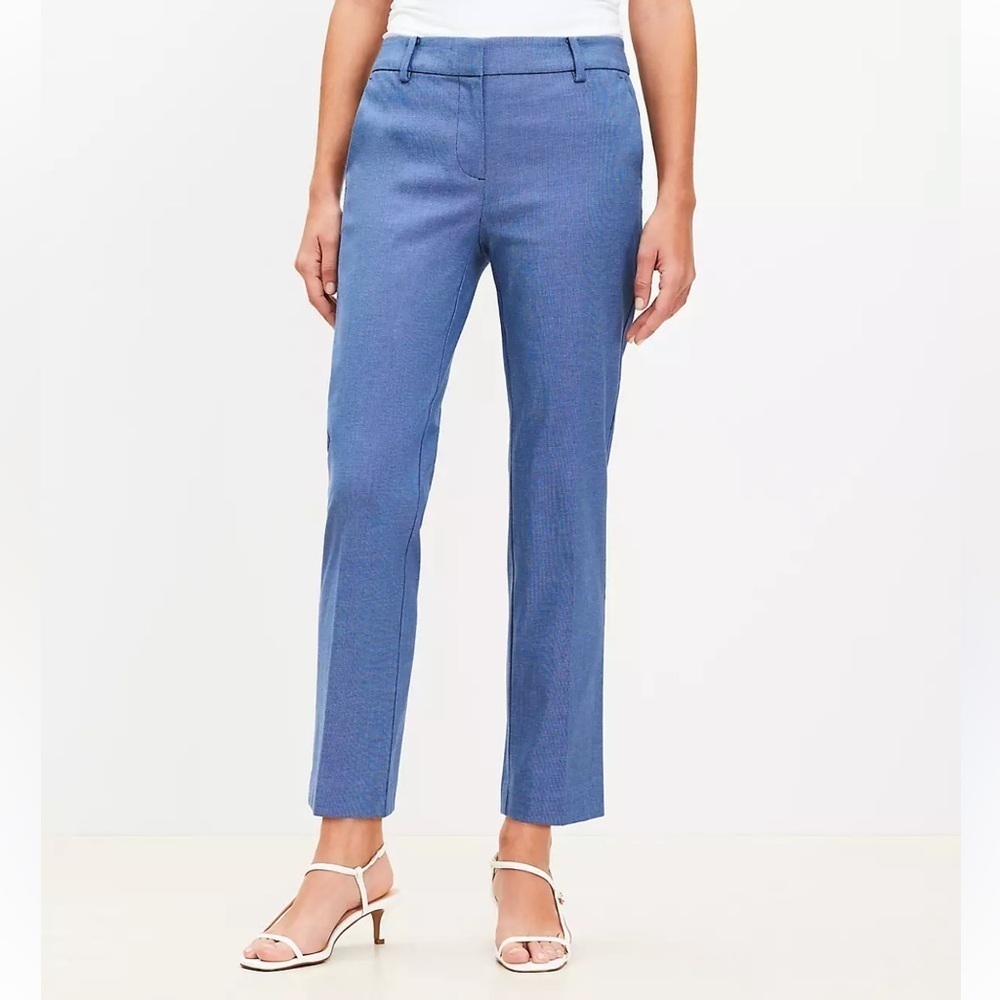 Curvy Riviera Slim Pants in Texture
